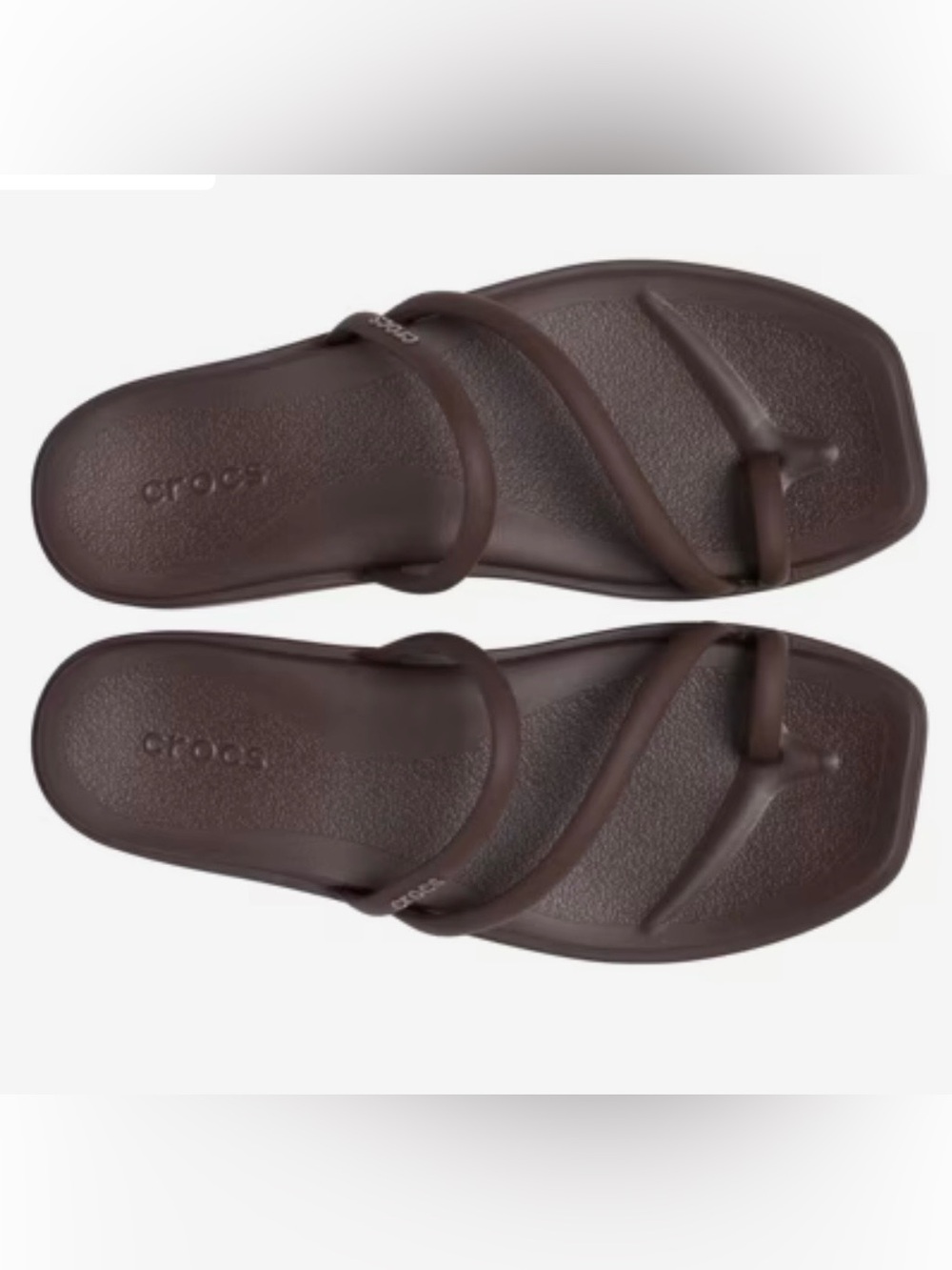 CROCS Miami Toe-loop sandal coffee